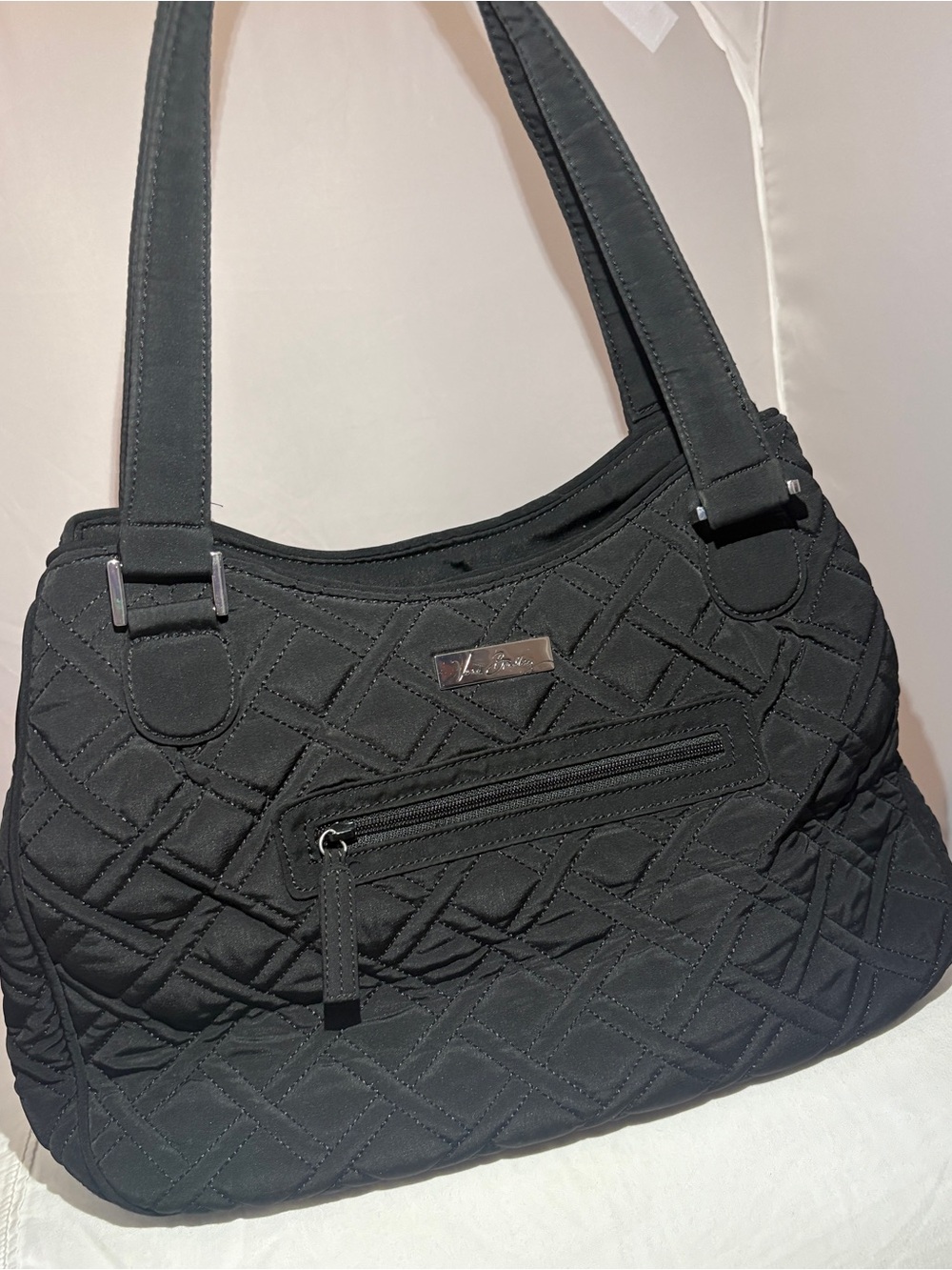 Vera Bradley - triple compartment shoulder bag (Black)